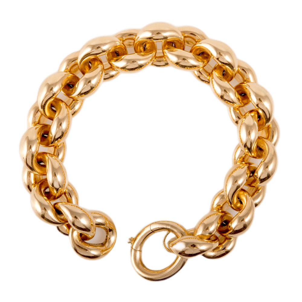 Armband 750 Gelbgold Ankermuste
