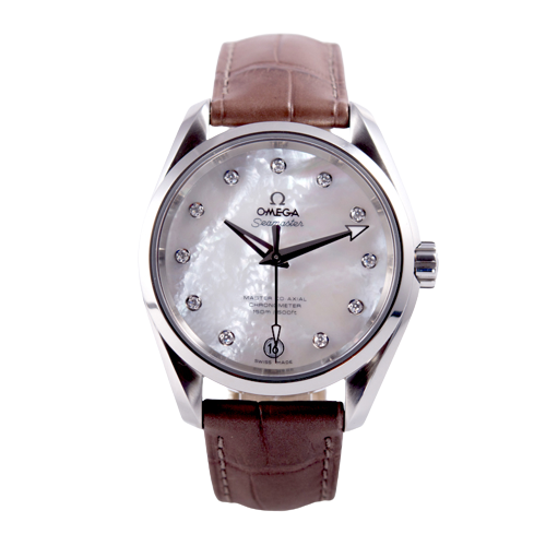 Omega Seamaster Aqua Terra Master Chronometer Armbanduhr in Edelstahl mit Automatikwerk