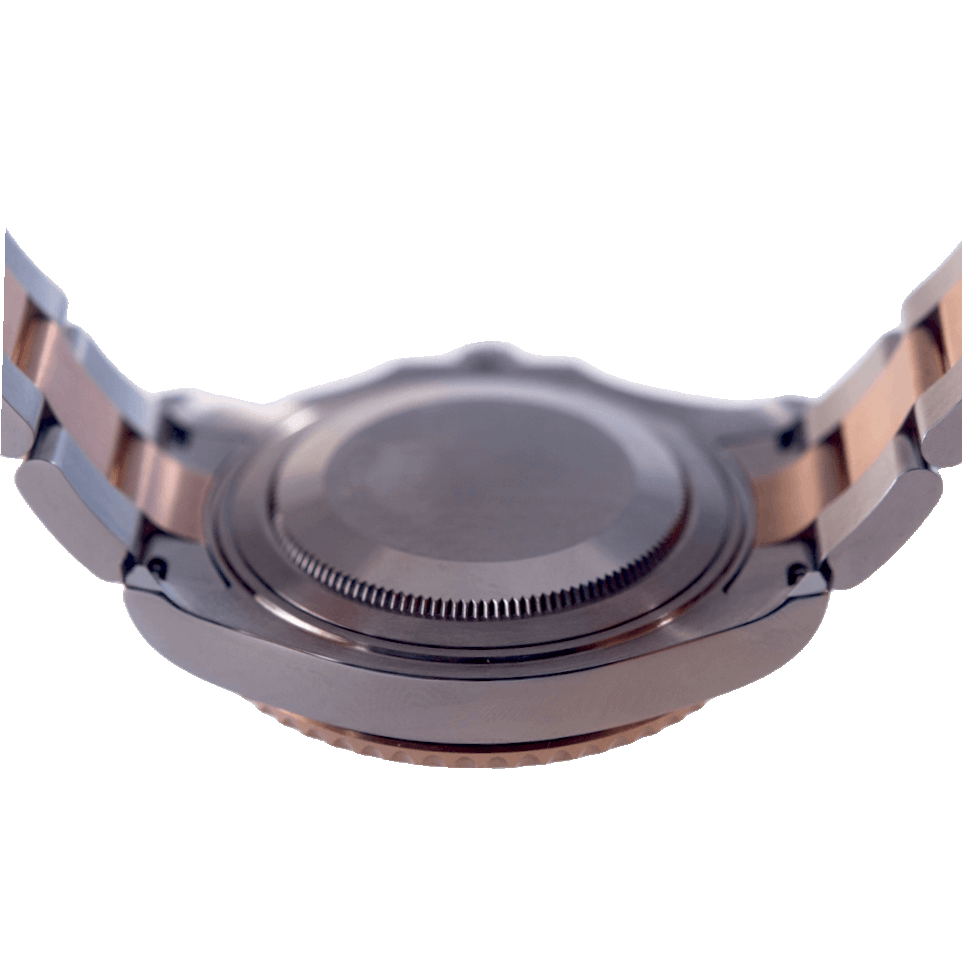 Rolex Yacht-Master 37 Armbanduhr in Edelstahl und Roségold
