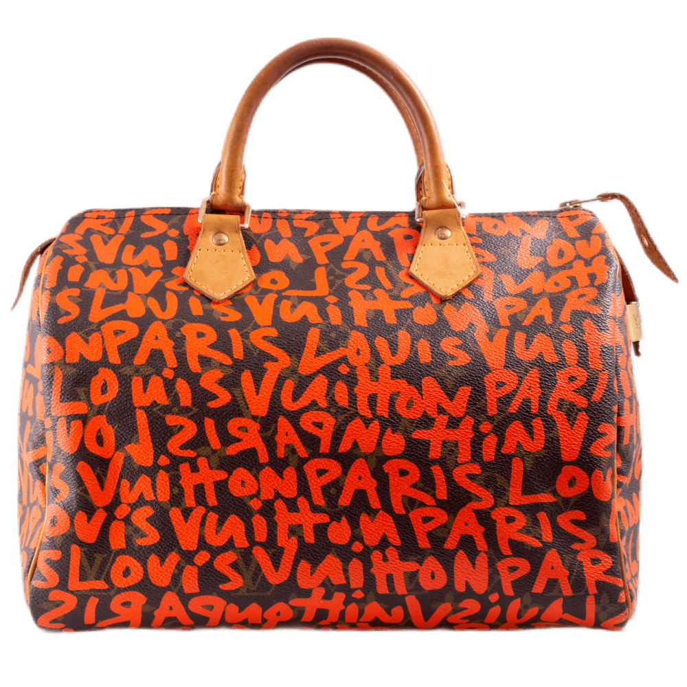 Louis Vuitton Speedy 30 Stephen Sprouse Graffiti Orange