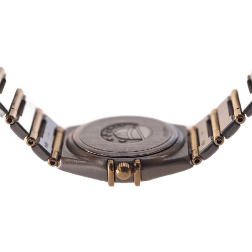 Omega Constellation 95 Damenuhr in Edelstahl und Gold mit Quarz-Werk