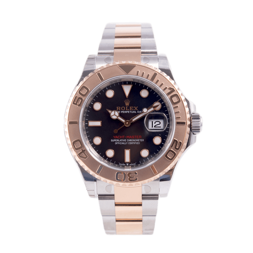 Rolex Yacht-Master 40 in Edelstahl und 750 Roségold mit Automatikwerk.