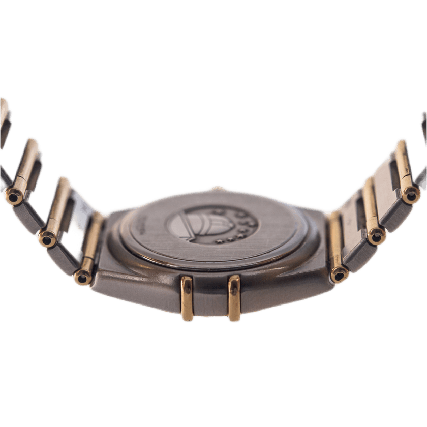 Omega Constellation 95 Damenuhr in Edelstahl und Gold mit Quarz-Werk