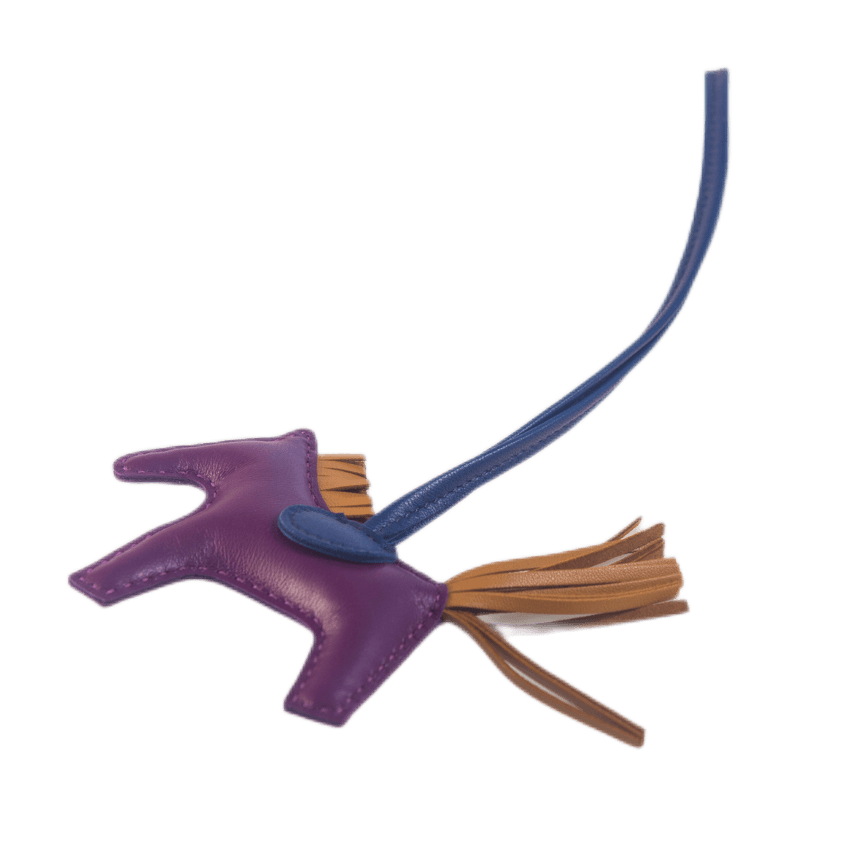 Hermès Taschenanhänger Rodeo PM in der Farbe Anemone