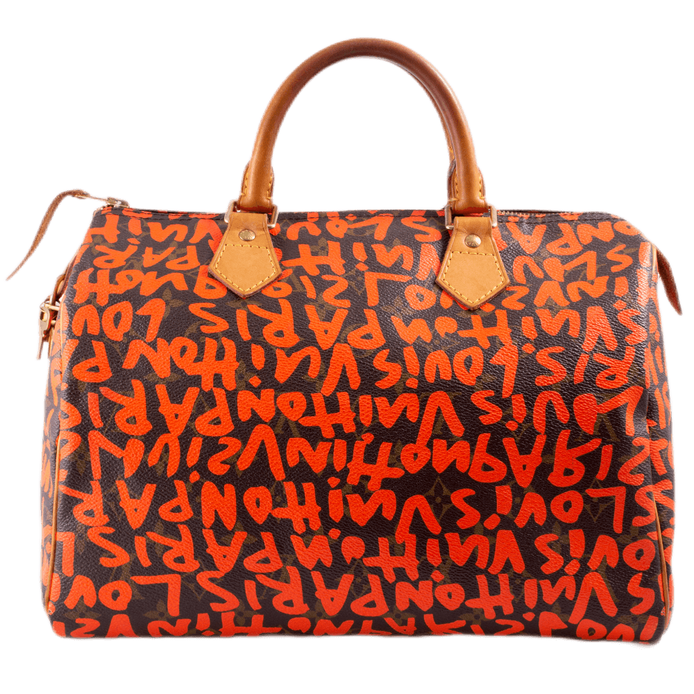 Louis Vuitton Speedy 30 Stephen Sprouse Graffiti Orange