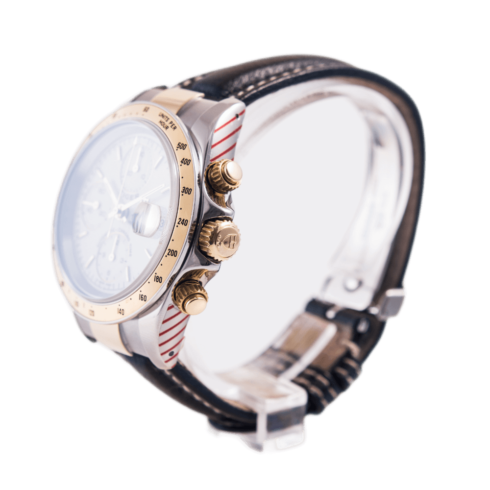 Tudor Prince Date Tiger Chronograph Herrenuhr in Edelstahl und Gold mit Automatikwerk.