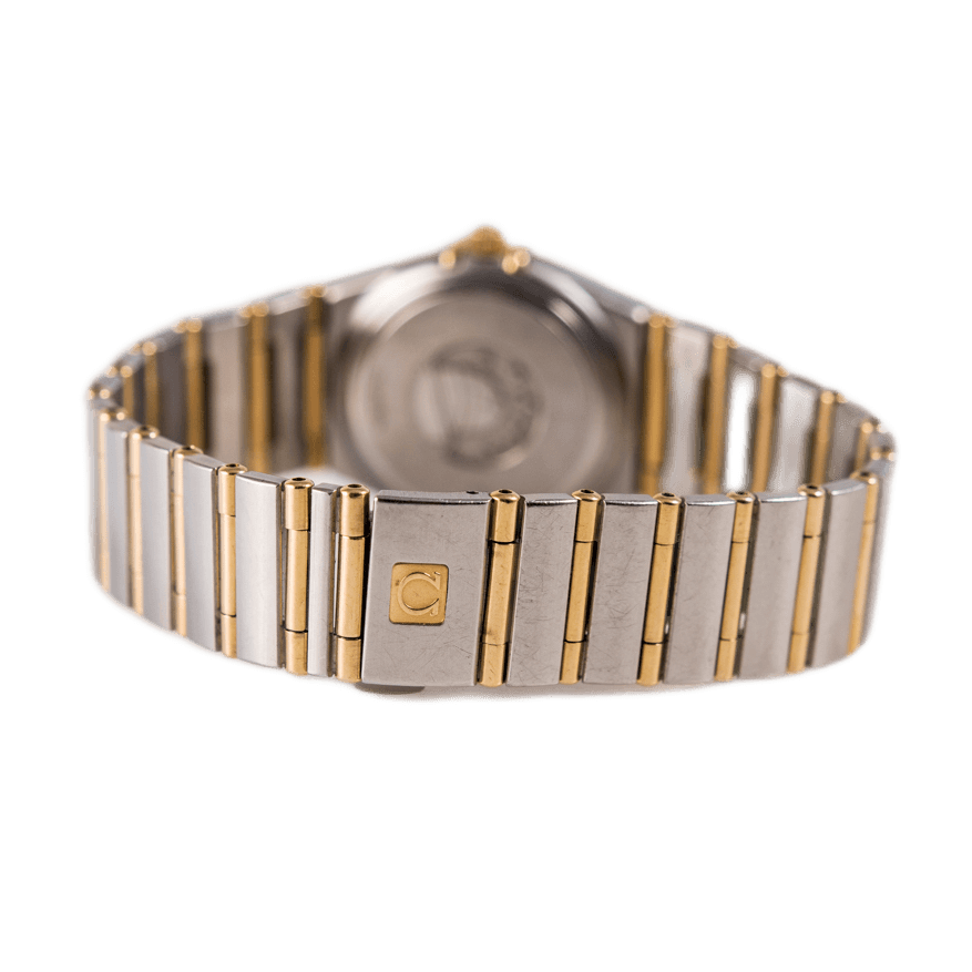 Omega Constellation 95 Damenuhr in Edelstahl und Gold mit Quarz-Werk