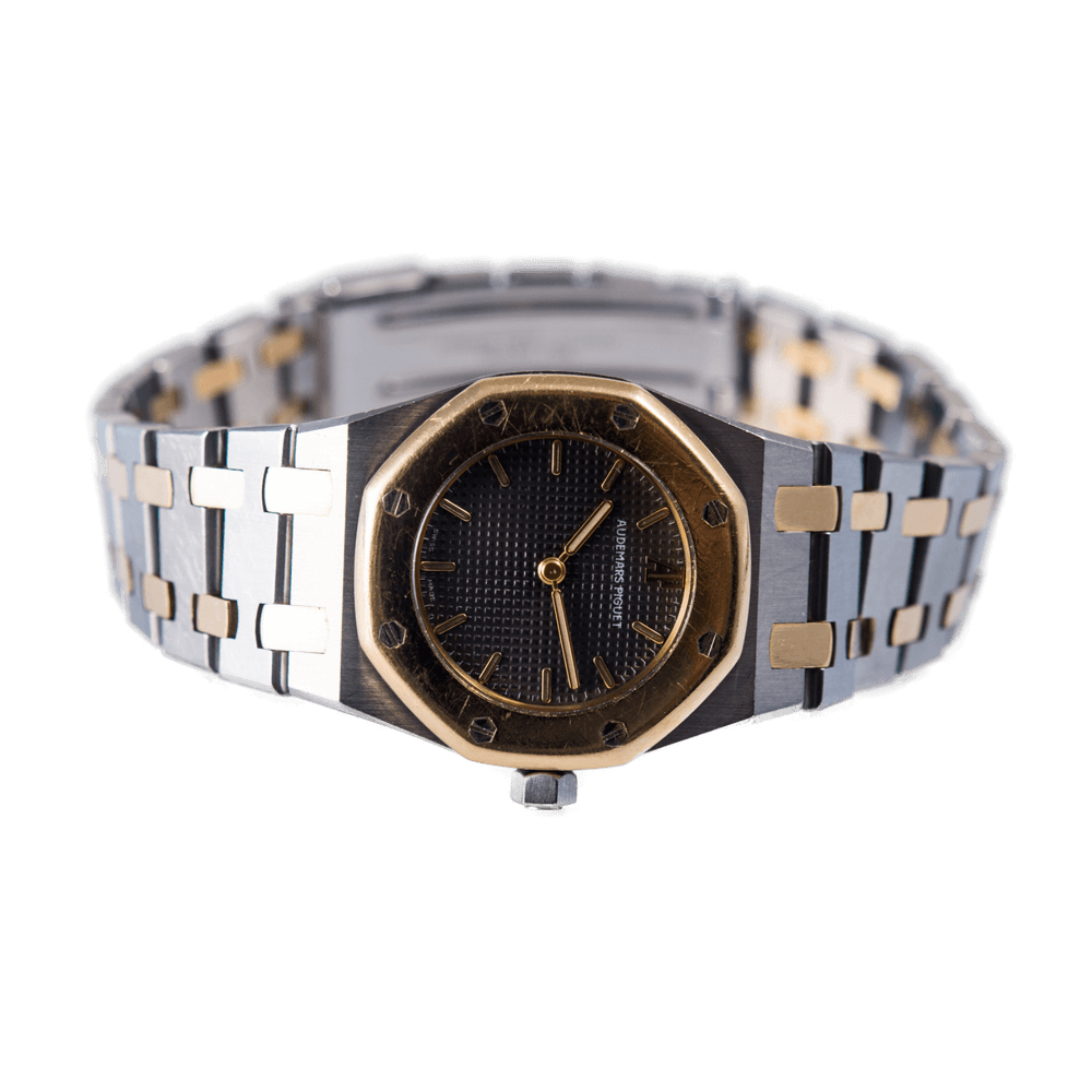 Audemars Piguet Royal Oak Damenuhr in Edelstahl und Gold mit Quarz-Werk.