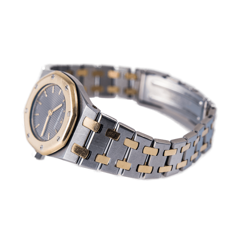 Audemars Piguet Royal Oak Damenuhr in Edelstahl und Gold mit Quarz-Werk.