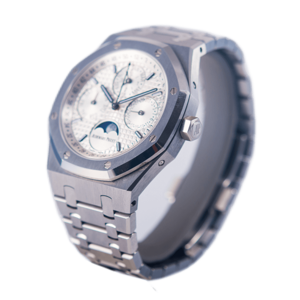 Audemars Piguet Royal Oak Ewiger Kalender Armbanduhr mit Mondphase