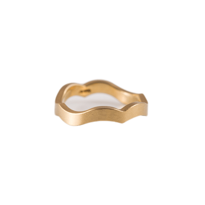 Niessing Trauring Setario in 750 Gelbgold seidenmatt