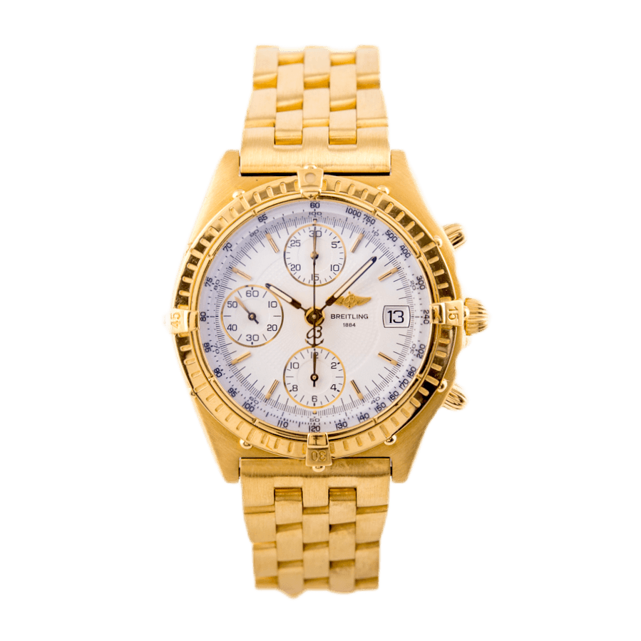 Breitling Chronomat 750 Gelbgold K13047X Vintage Uhren aus