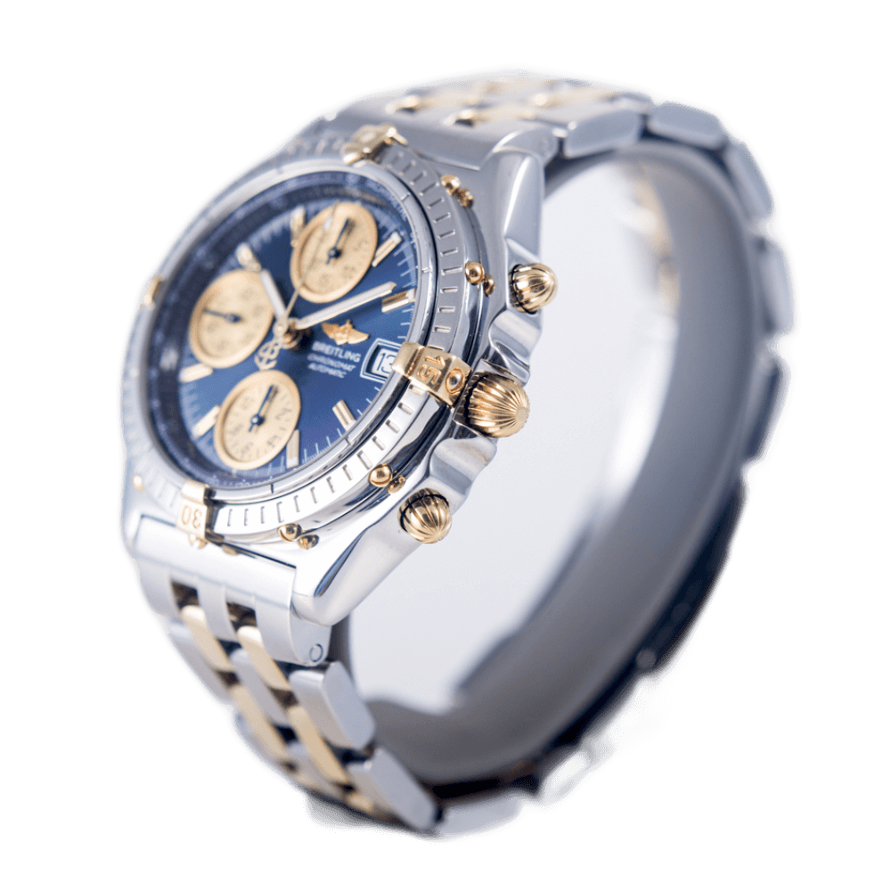 Breitling Chronomat Chronograph Herrenuhr in Edelstahl und Gold mit Automatikwerk