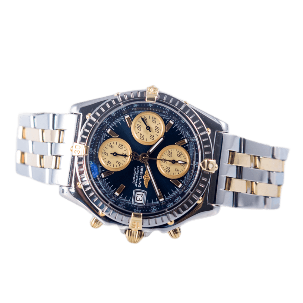 Breitling Chronomat Chronograph Herrenuhr in Edelstahl und Gold mit Automatikwerk
