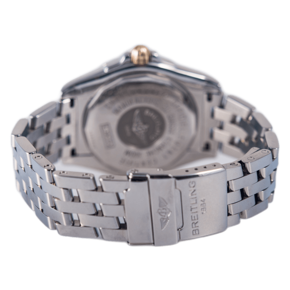 Breitling Cockpit Galactic 41 Big Date Armbanduhr in Edelstahl und Gold mit Automatikwerk