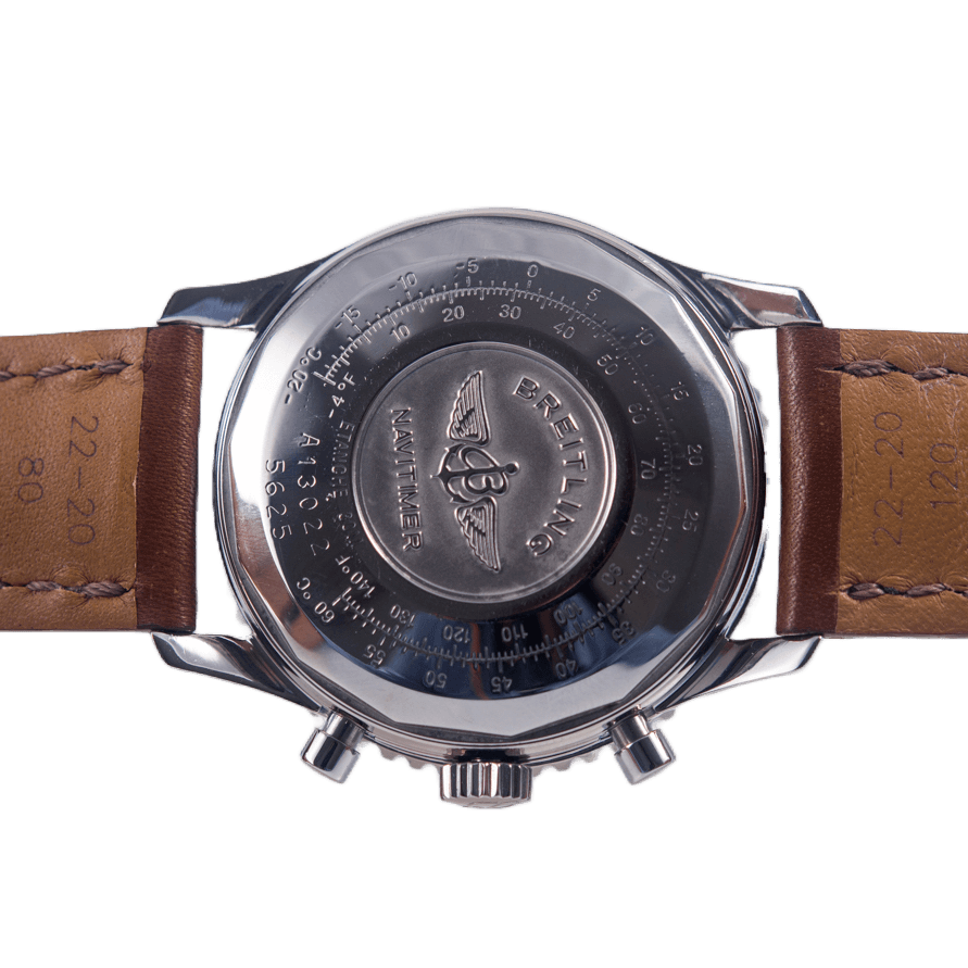 Breitling Old Navitimer Chronograph Armbanduhr in Edelstahl mit Automatikwerk