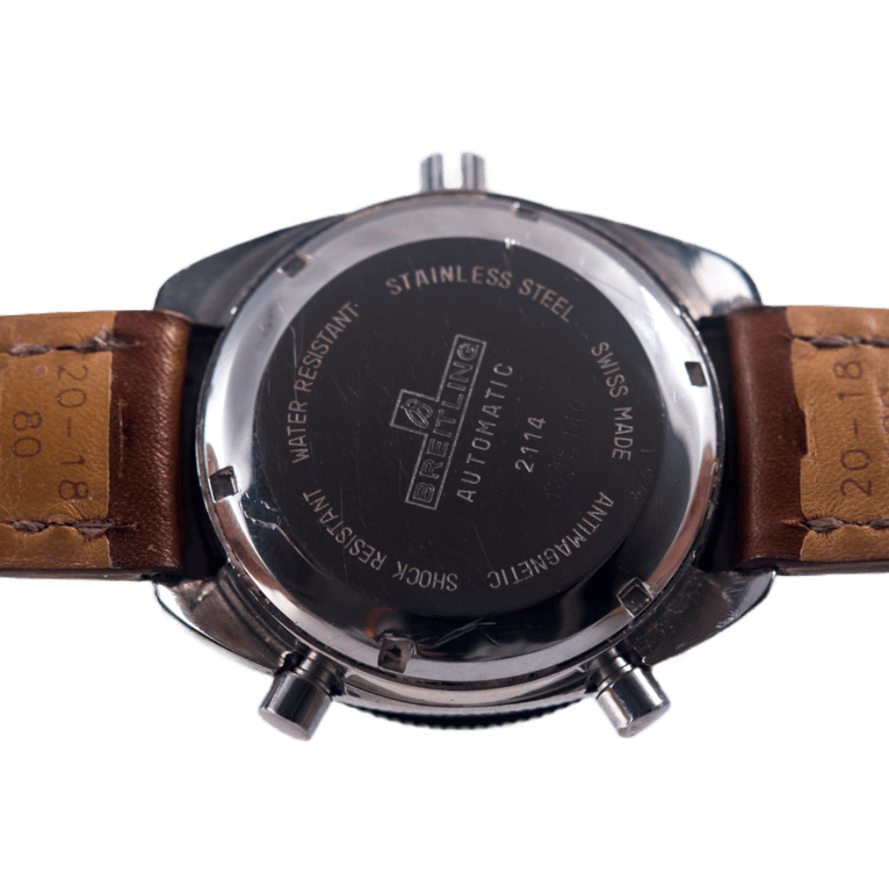 Breitling Vintage Chrono-Matic Chronograph Herrenuhr in Edelstahl mit Automatikwerk, ca. 1970er Jahre.