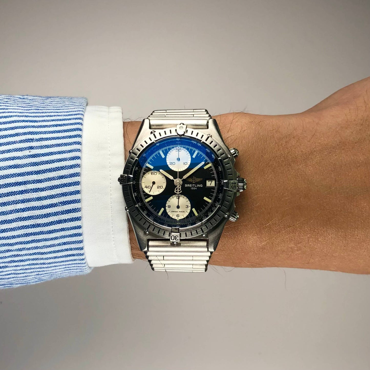 Breitling Wings Chronomat Chronograph in Edelstahl mit Automatikwerk