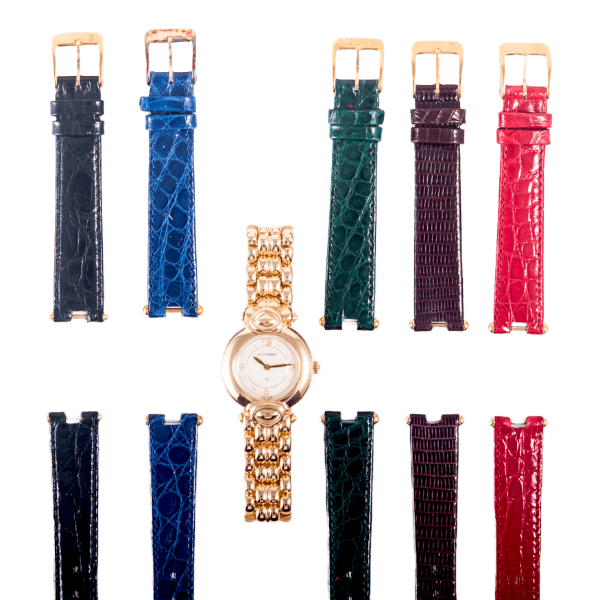 Bucherer Paradiso Armbanduhr in 750 Gold mit Quarzwerk.