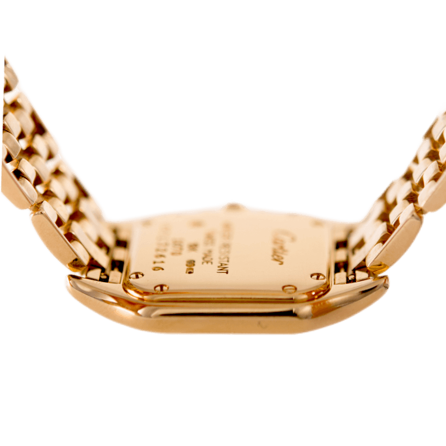Cartier Panthère Armbanduhr in 750 Gelbgold mit Quarzwerk.