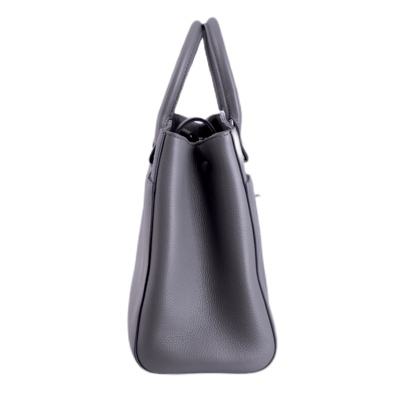 Chanel Handtasche "Neo Executive", Leder in der Farbe Grau, Hardware Silber-Ton,