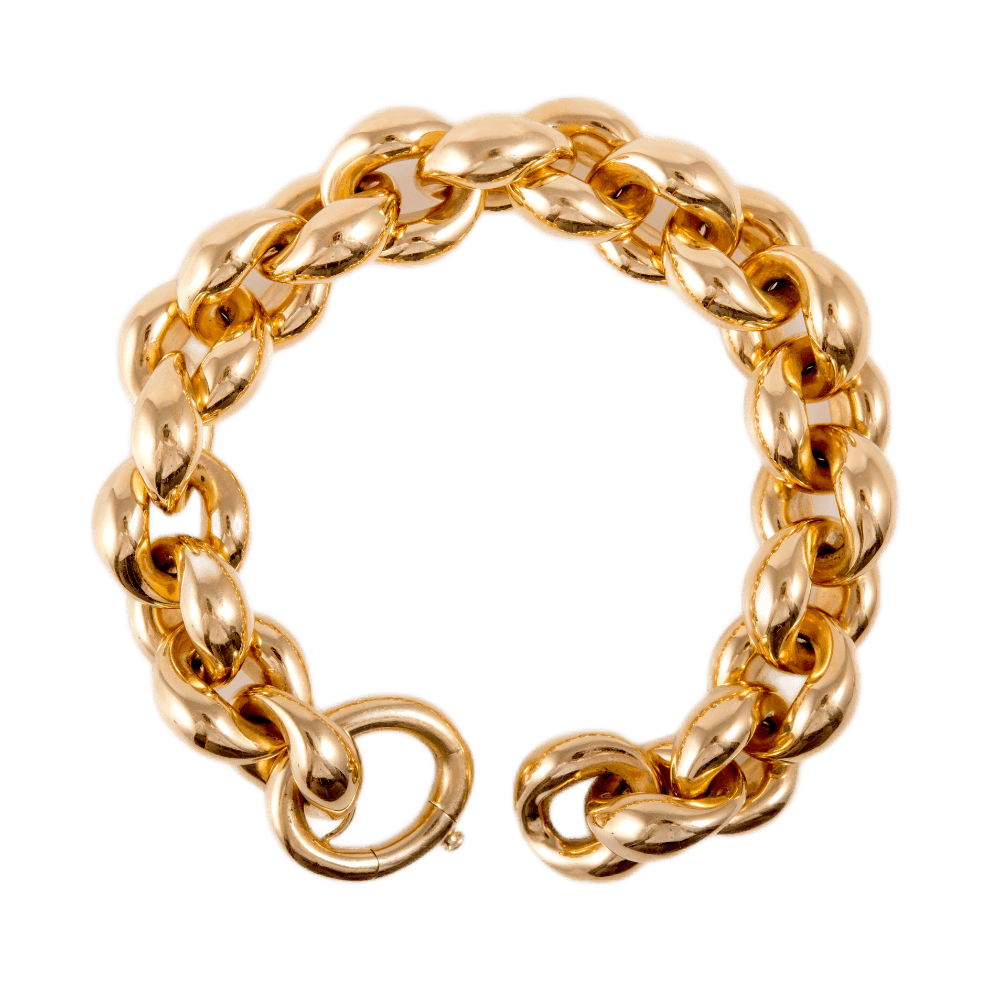 Armband 750 Gelbgold Ankermuste