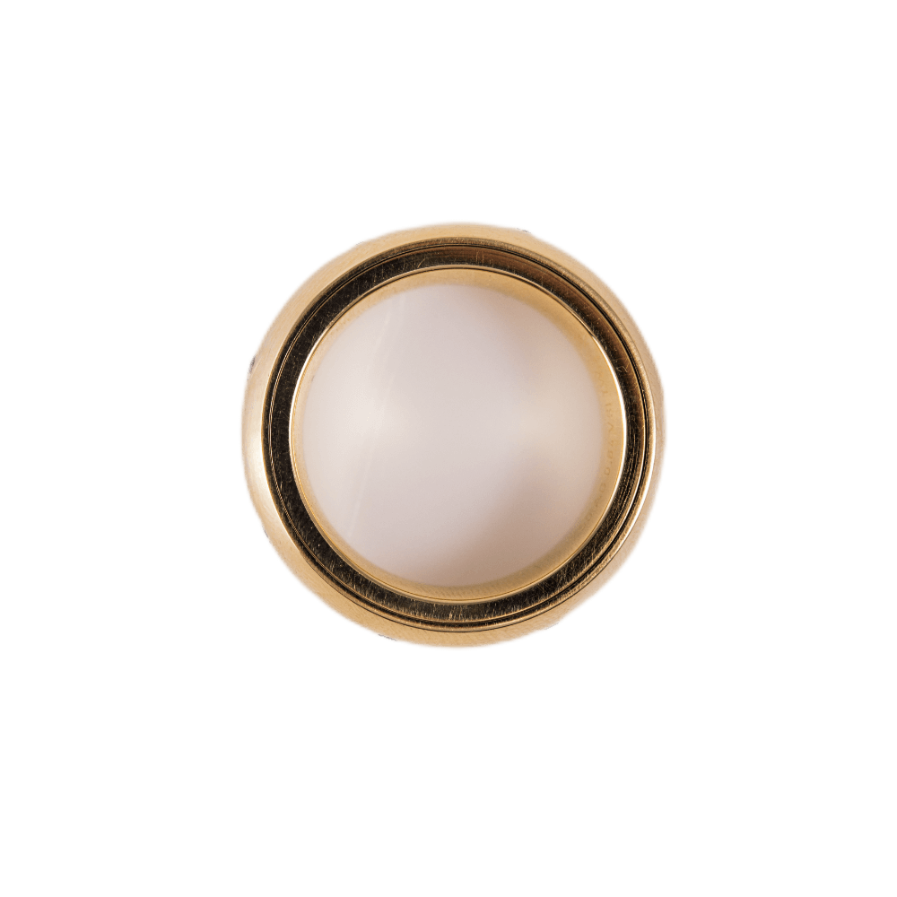 Drehbarer Ring mit Diamanten 750 Gelbgold
