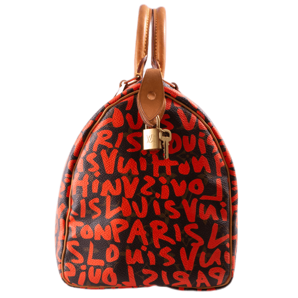 Louis Vuitton Speedy 30 Stephen Sprouse Graffiti Orange