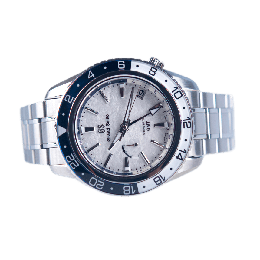 Grand Seiko Spring Drive Sport Kollektion GMT Armbanduhr in Edelstahl mit Spring Drive Werk