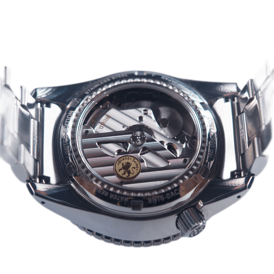 Grand Seiko Spring Drive Sport Kollektion GMT Armbanduhr in Edelstahl mit Spring Drive Werk