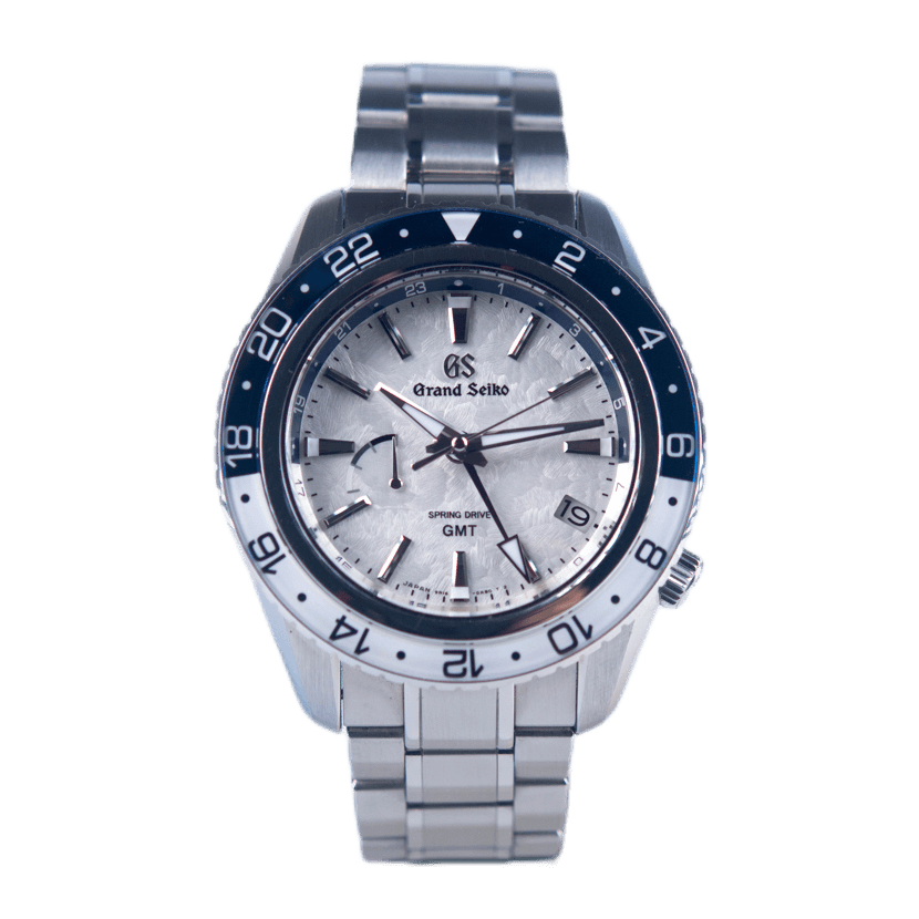 Grand Seiko Spring Drive Sport Kollektion GMT Armbanduhr in Edelstahl mit Spring Drive Werk