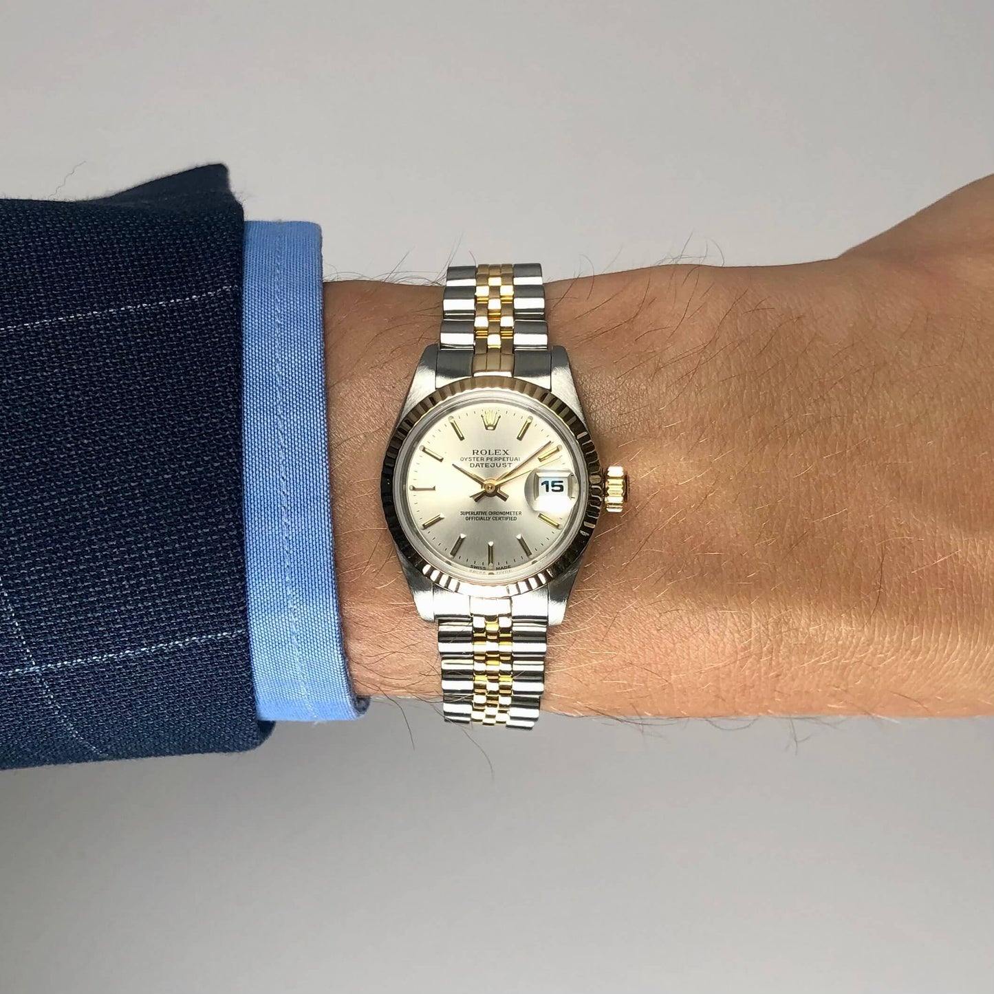 Rolex Lady Datejust Vintage Armbanduhr in Edelstahl und Gold