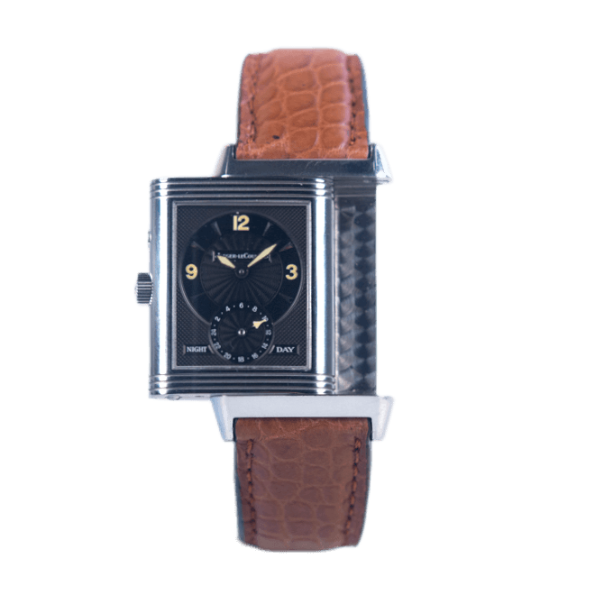 Jaeger-LeCoultre Reverso Duoface Day&Night Herrenuhr in Edelstahl mit Handaufzugwerk