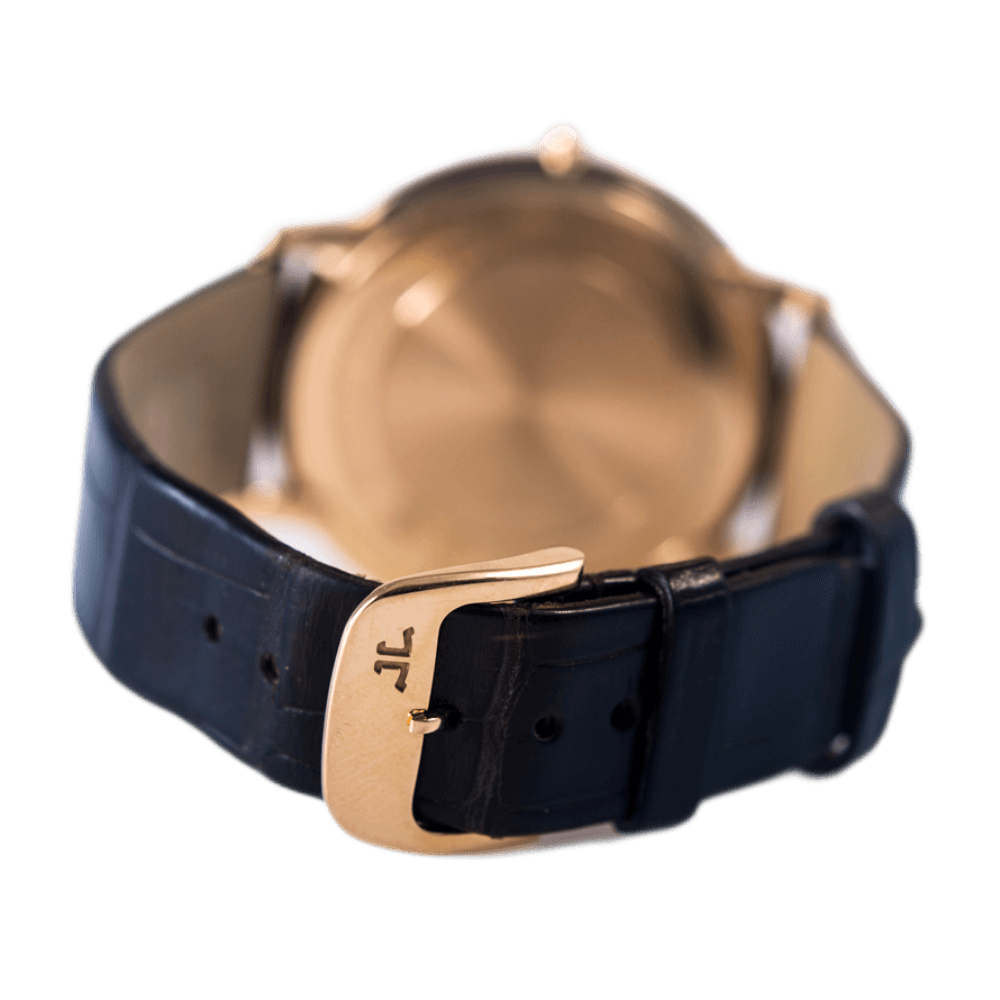 Jaeger LeCoultre Master Ultra Thin 1907 Armbanduhr in 750 Gold mit Handaufzugwerk