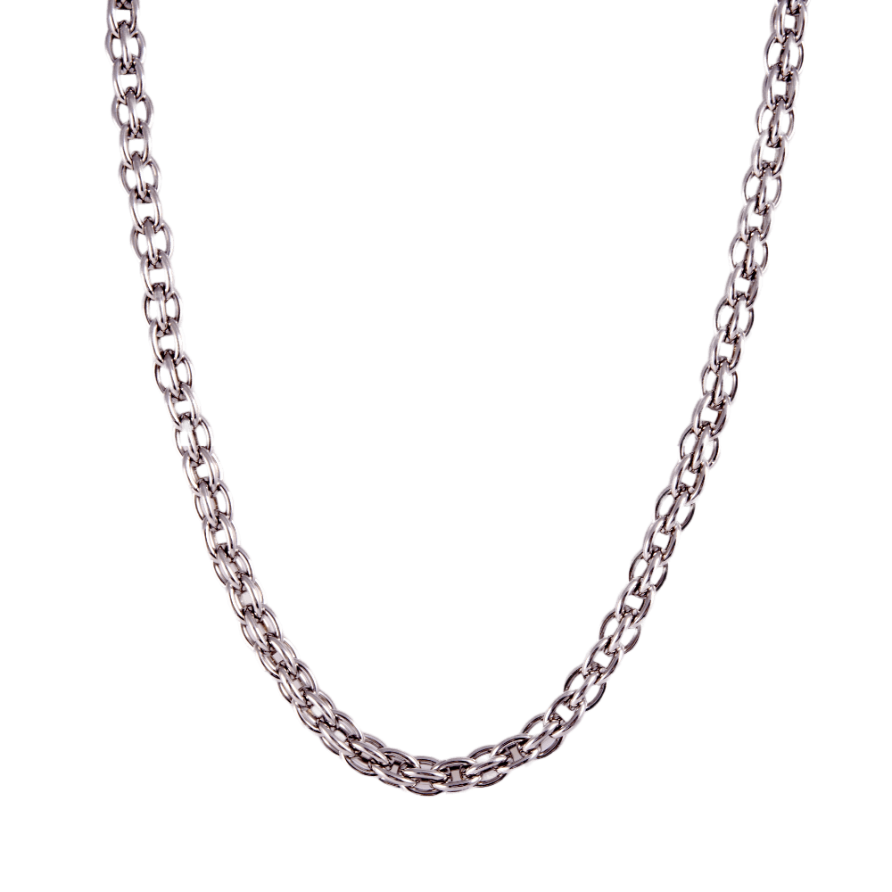 Collier mit Diamanten 750 Weißgold