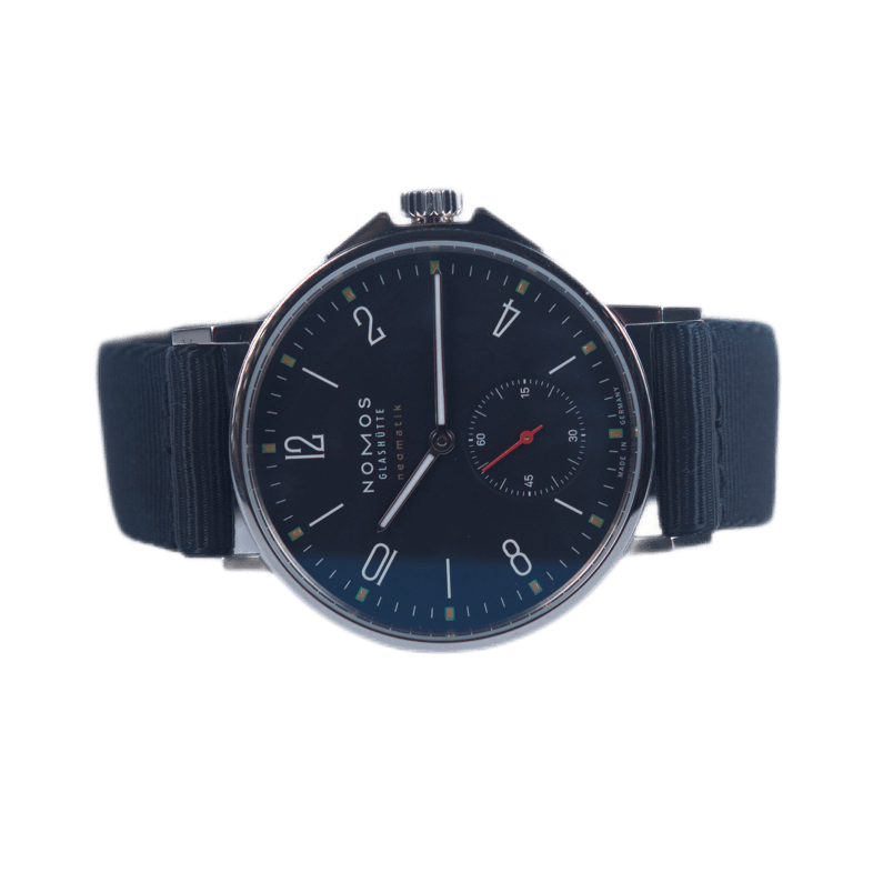 Nomos Herrenuhr Ahoi Neomatik Atlantik in Edelstahl mit Automatikwerk