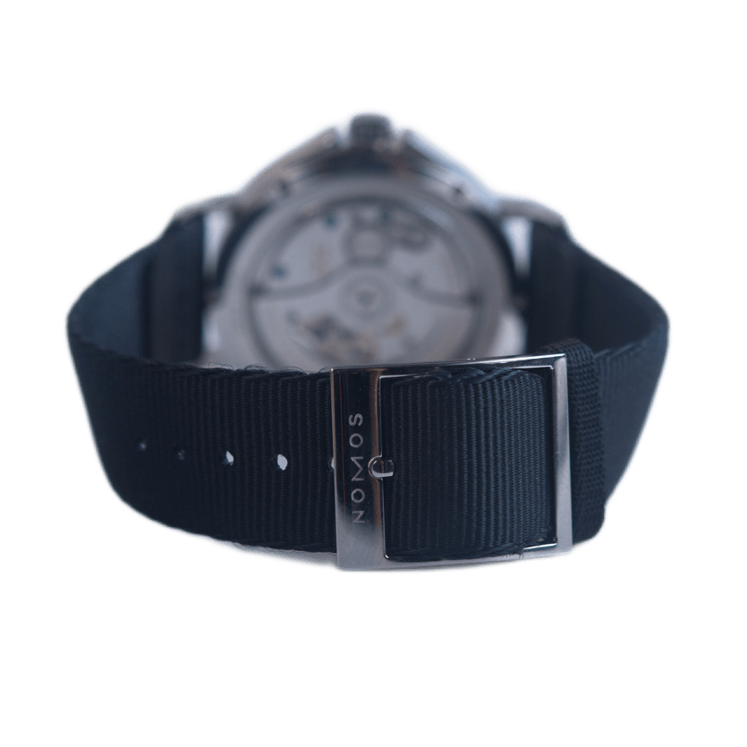 Nomos Herrenuhr Ahoi Neomatik Atlantik in Edelstahl mit Automatikwerk