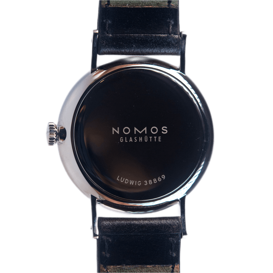Nomos Ludwig Armbanduhr in Edelstahl
