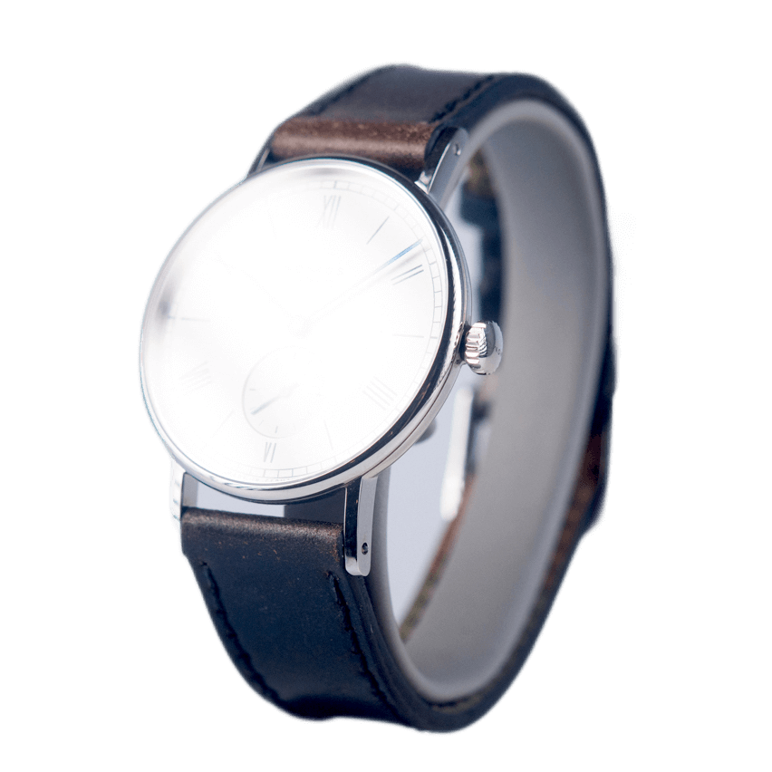 Nomos Ludwig Armbanduhr in Edelstahl