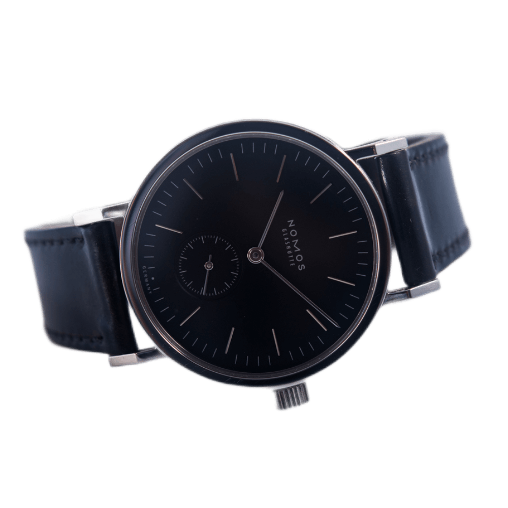 Nomos Tangente Sport Armbanduhr in Edelstahl mit Handaufzugwerk