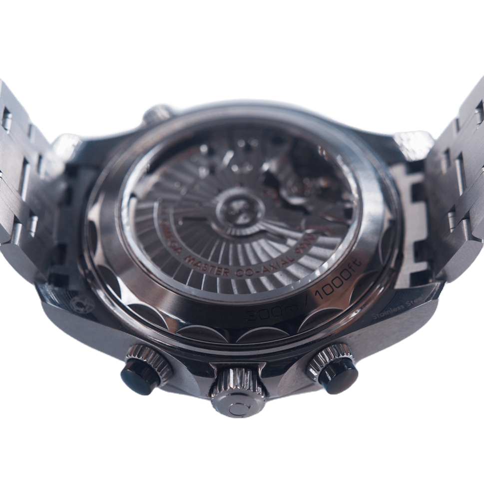 Omega Seamaster Diver 300m Co-Axial Master Chronometer Chronograph Armbanduhr in Edelstahl mit Automatikwerk