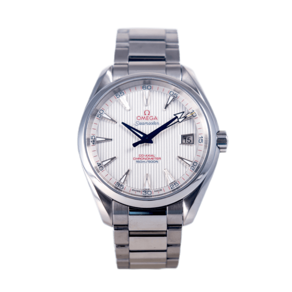 Omega Seamaster Aqua Terra 150M "Captain's Watch" Co-Axial Chronometer Armbanduhr in Edelstahl mit Automatikwerk