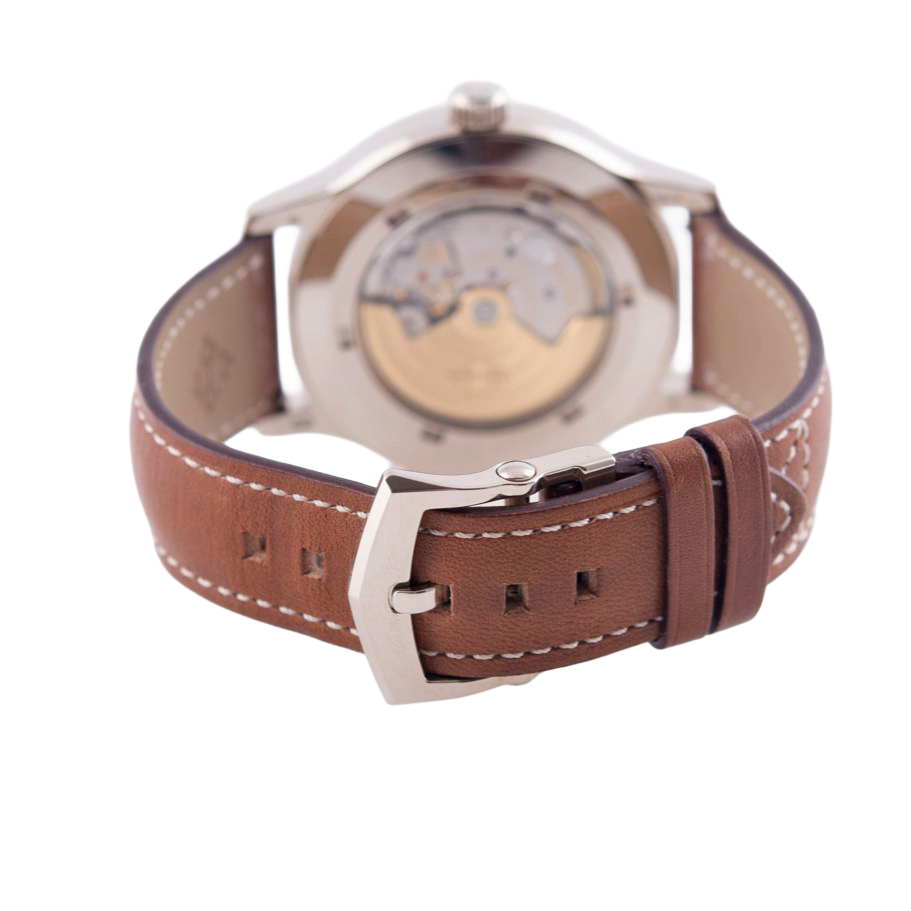 Patek Philippe Pilot Travel Time Armbanduhr
in 750 Weißgold mit Automatikwerk