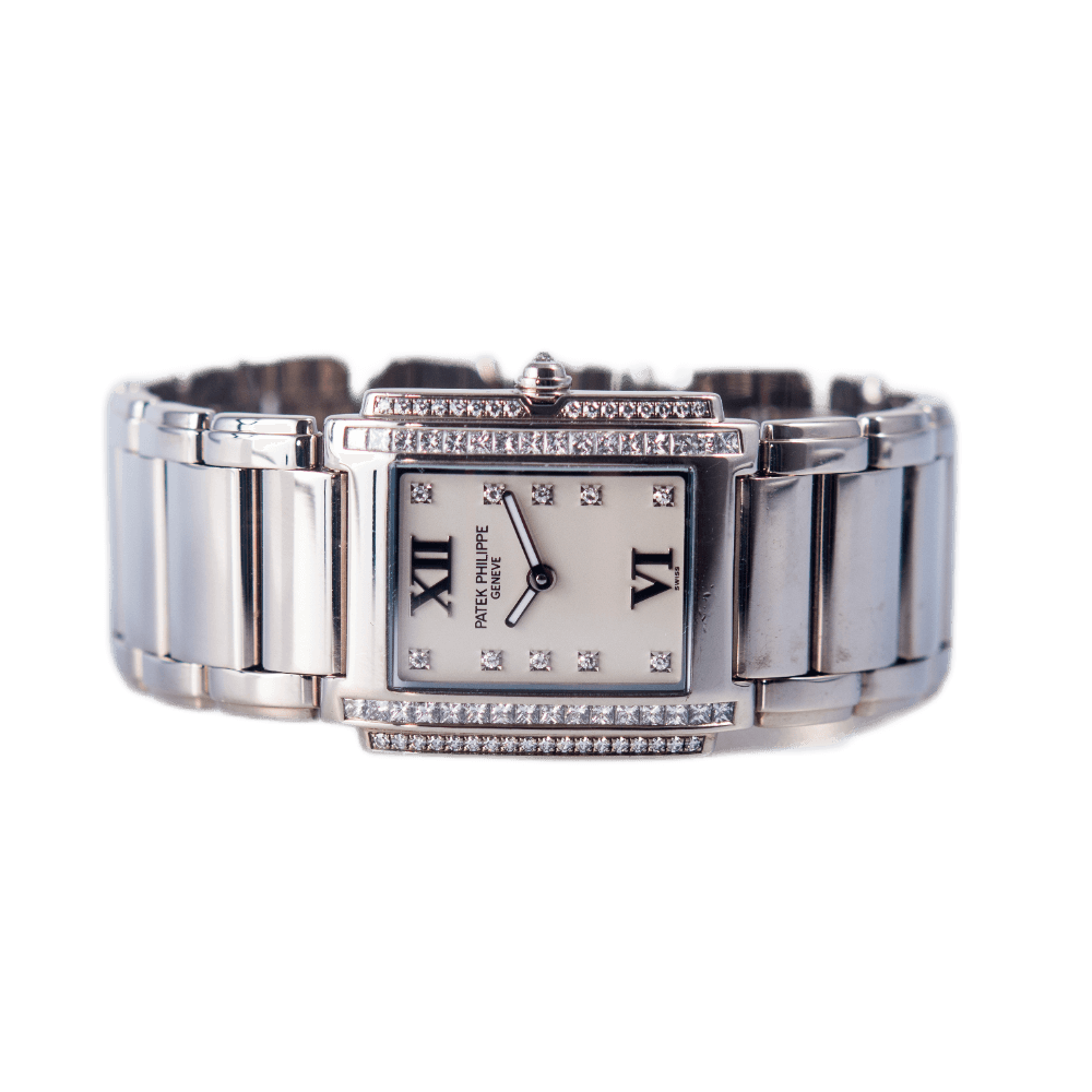 Patek Philippe Damenuhr Twenty-4 in 750 Weißgold
