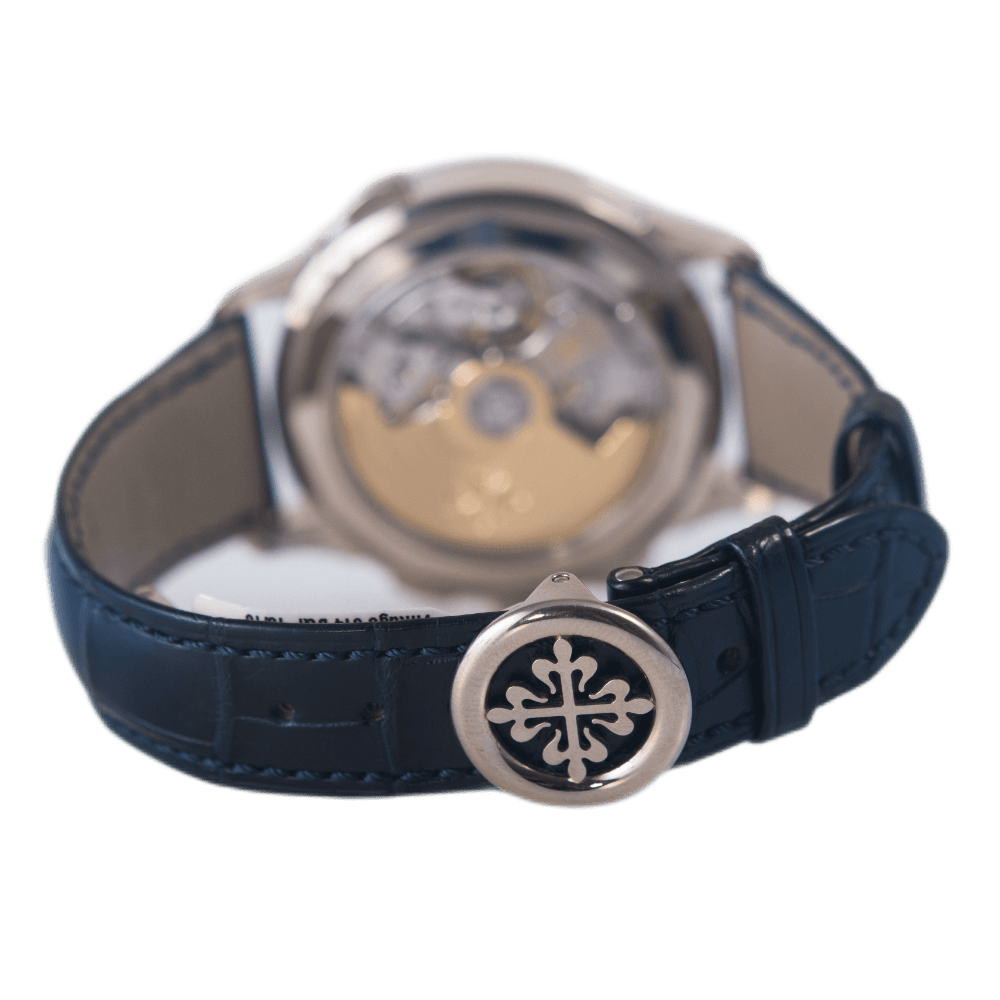 Patek Philippe World Time Chronograph in 750 Weißgold mit Automatikwerk