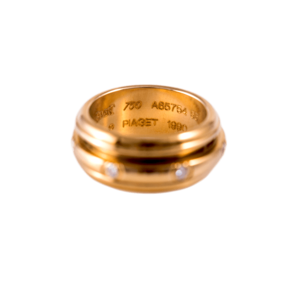 Piaget Possession Ring in 750 Gelbgold mit sieben Brillanten