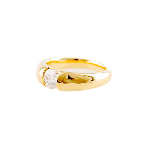 Ring in 585 Gelbgold mit einem Brillant
ca. 1,0ct