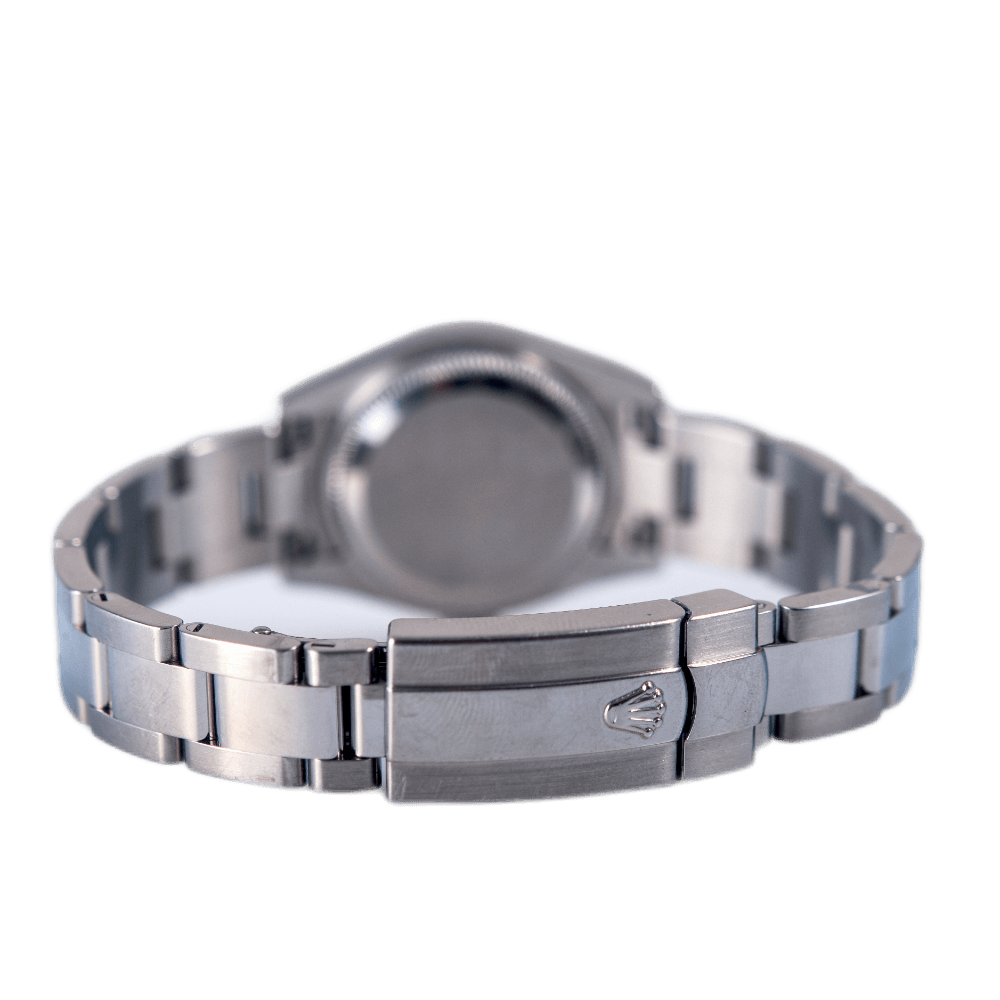 Rolex Oyster Perpetual Datejust 26 Damenuhr in Edelstahl mit Automatikwerk.
