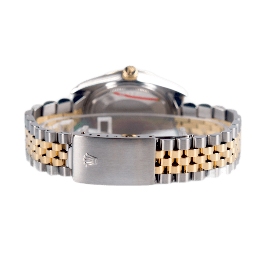 Rolex Vintage Datejust 36 in Edelstahl und Gold mit Automatikwerk. Zifferblatt Champagner-Index