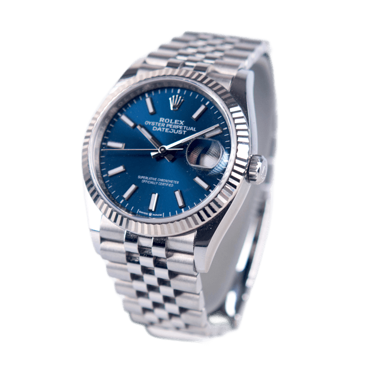 Rolex Datejust 36 in Edelstahl mit Weißgoldlünette. Automatikwerk